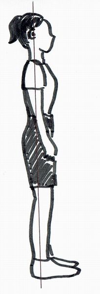 正しい立ち姿勢